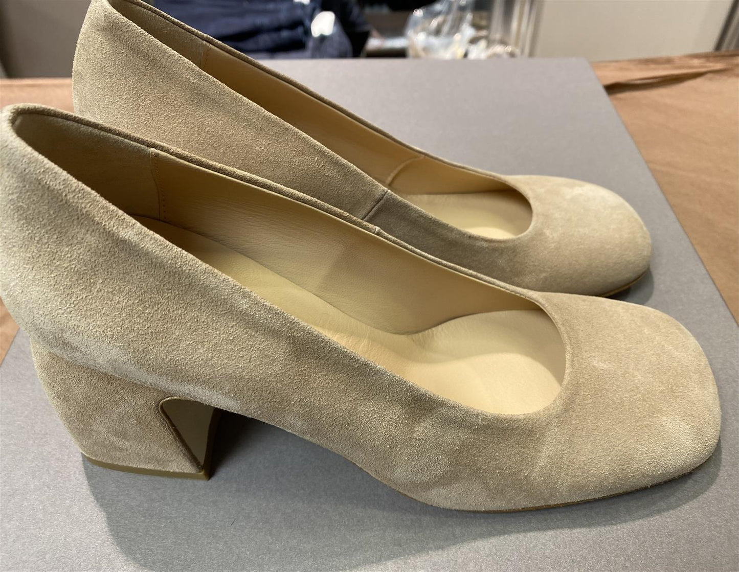 Sko beige Pumps