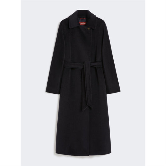 Max Mara Tenzone lang kåpe Navy - ZhosLaila