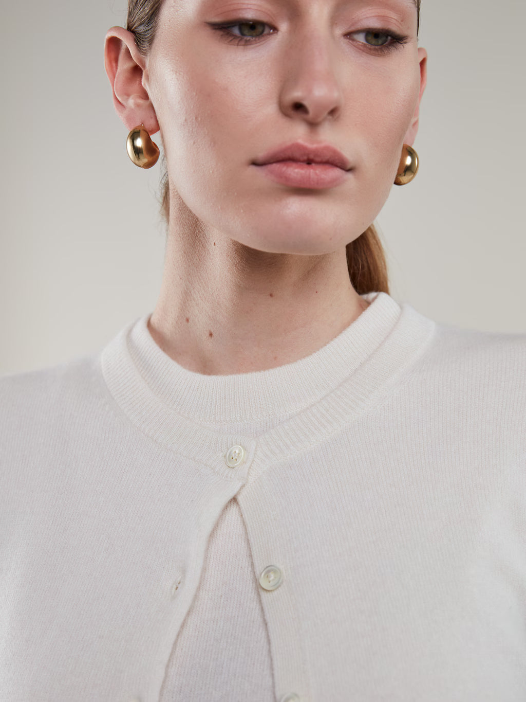 Stenstrøms Judith kashmircardigan Off-White - ZhosLaila