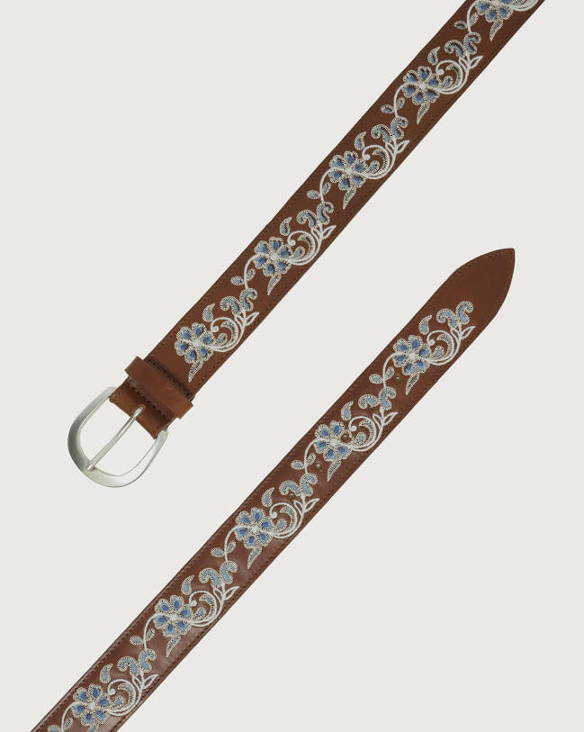 Orciani Craftmanship Bull Mykt skinnbelte 3,7 cm