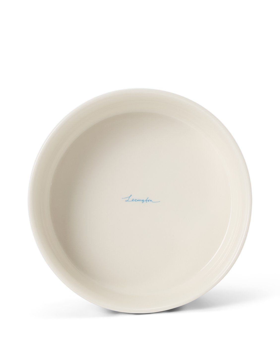 Lexington Home Stripet hundeskål i steingoods Blå/hvit