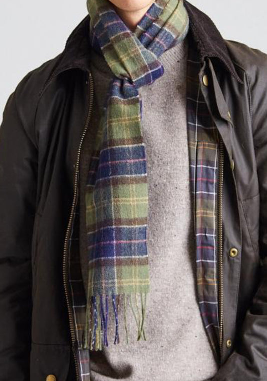 Tartan Lambswool Scarf - ZhosLaila