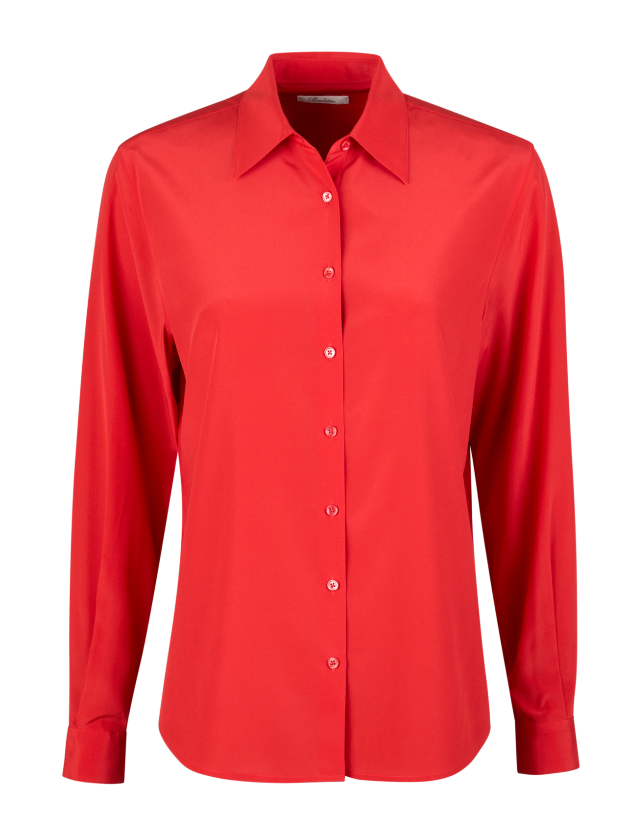 Kornelia rød silke stretch