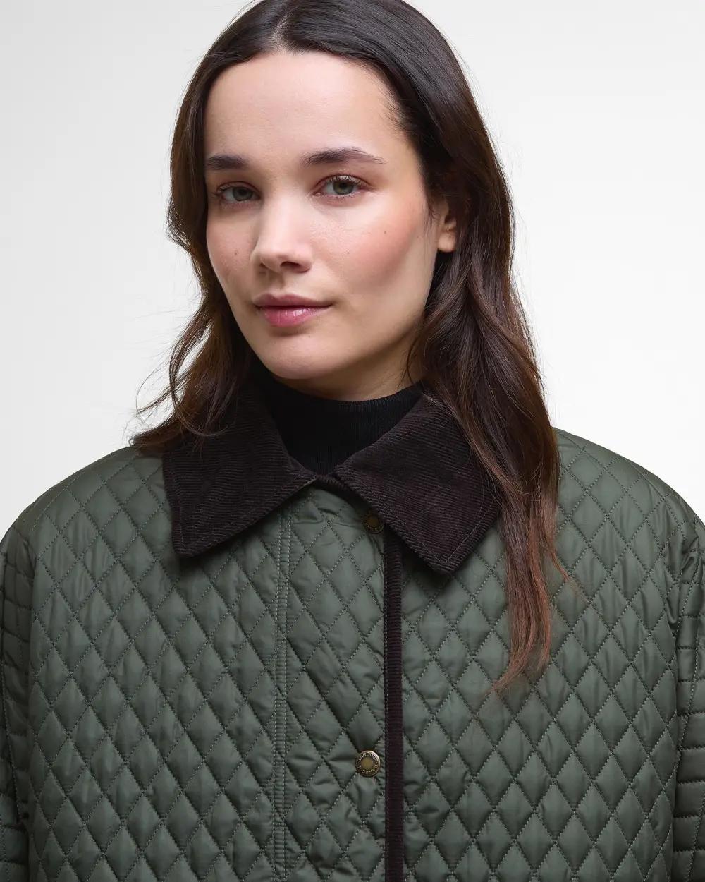 Barbour Oakham vattert Cape Oliven