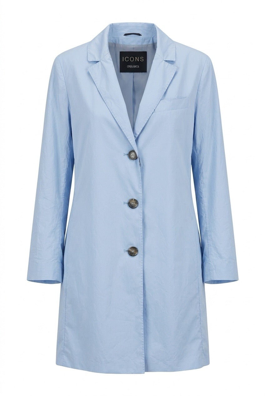Overcoat lyseblå
