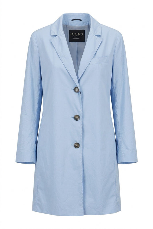 Overcoat lyseblå