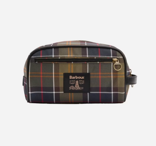 Barbour Tartan toalettmappe