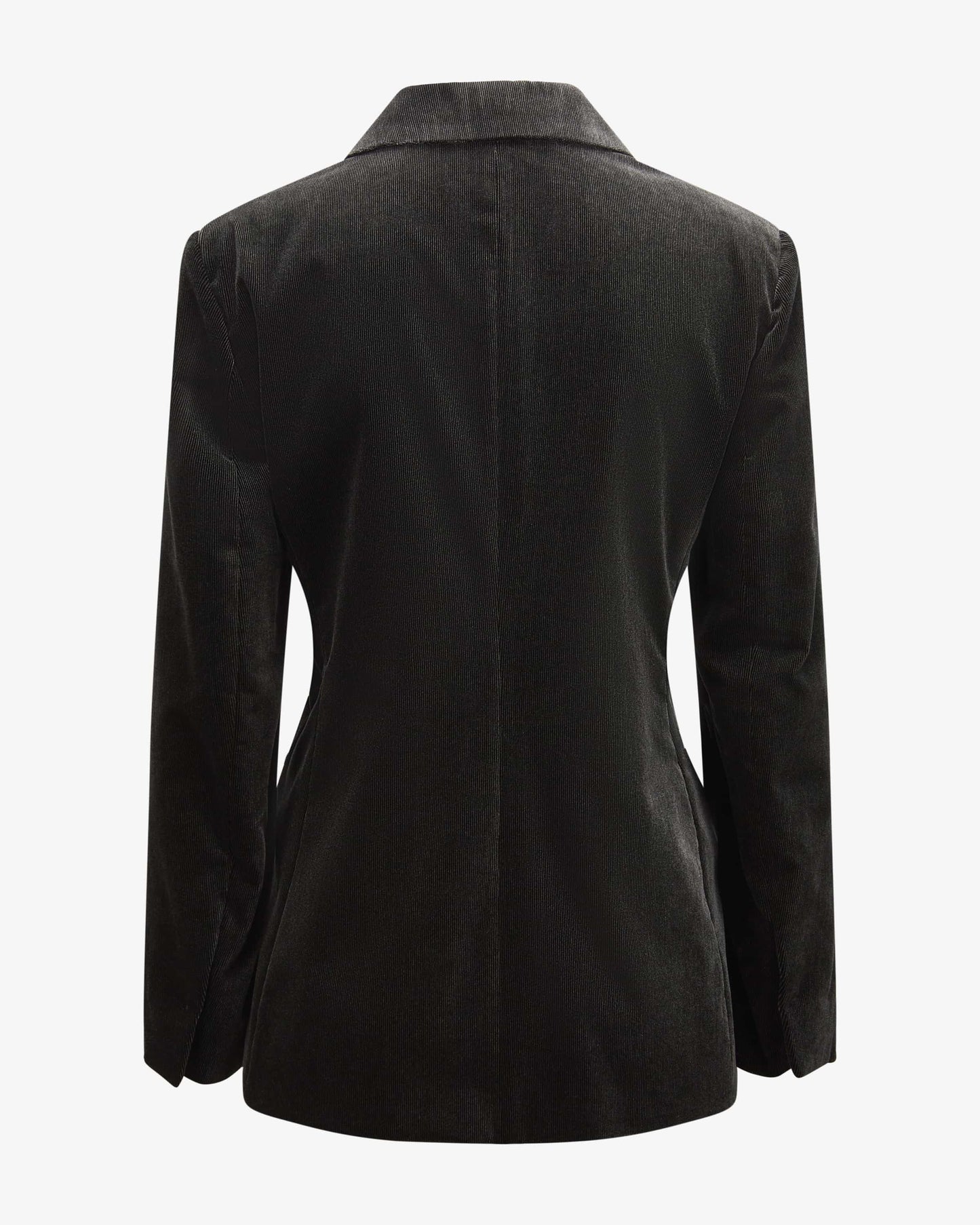 Max Mara Prisca dobbeltspent blazer i bomullsfløyel Gråbrun - ZhosLaila