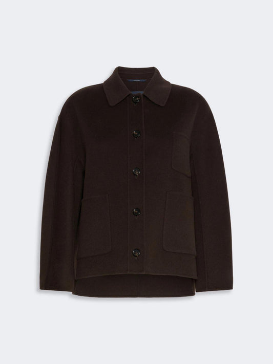Max Mara Cloe enkeltspent Ullkledd jakke Brun