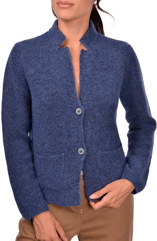 Gran Sasso Chicco strikke jakke Mørkeblå