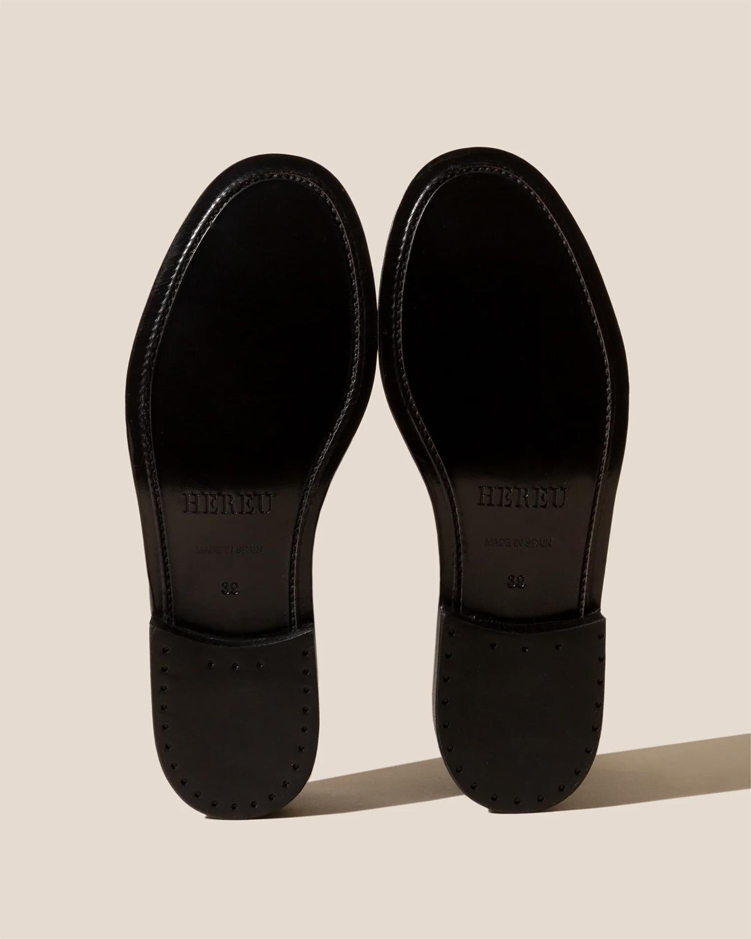 Hereu Corbati Slip-on Loafers med sløyfedetaljer Sorte - ZhosLaila