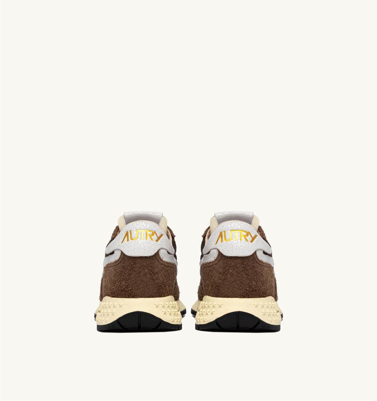 Autry Reelwind lave sneakers semsket og nylon Brune