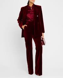 Max Mara Studio Baden Silkebluse Burgunder