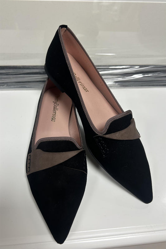Pretty Ballerinas Ella skinnsko Sorte