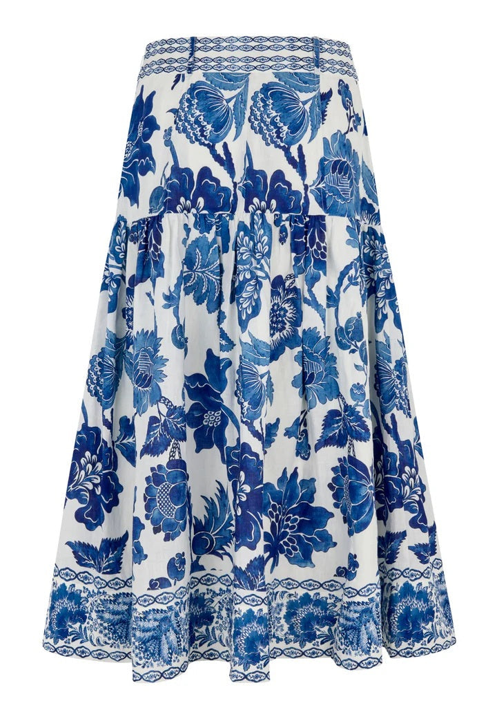 Dea Kudibal Petrinedea skjørt blomstrende Blå