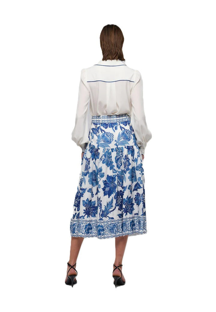 Dea Kudibal Petrinedea skjørt blomstrende Blå