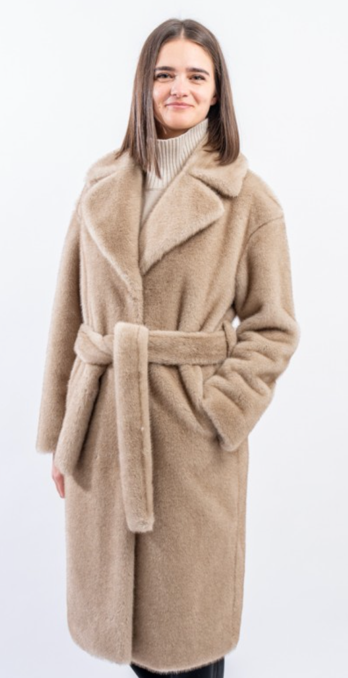 Herno Teddy kåpe Off-White