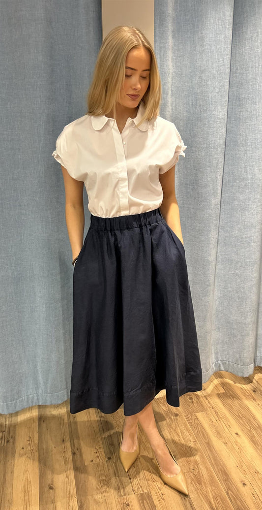 Ally skjørt Mørkeblått