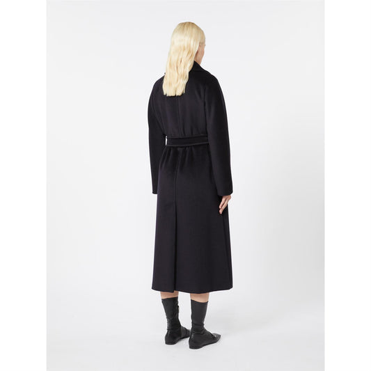 Max Mara Tenzone lang kåpe Navy