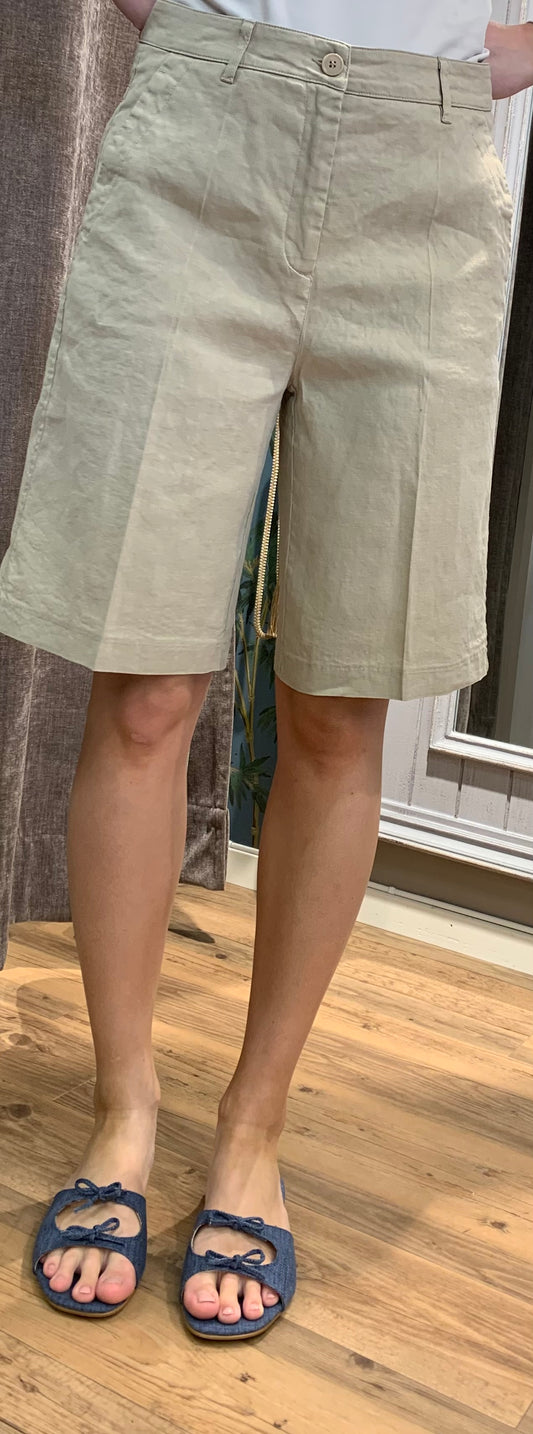 Cambio Adrienne Bermuda shorts Khaki