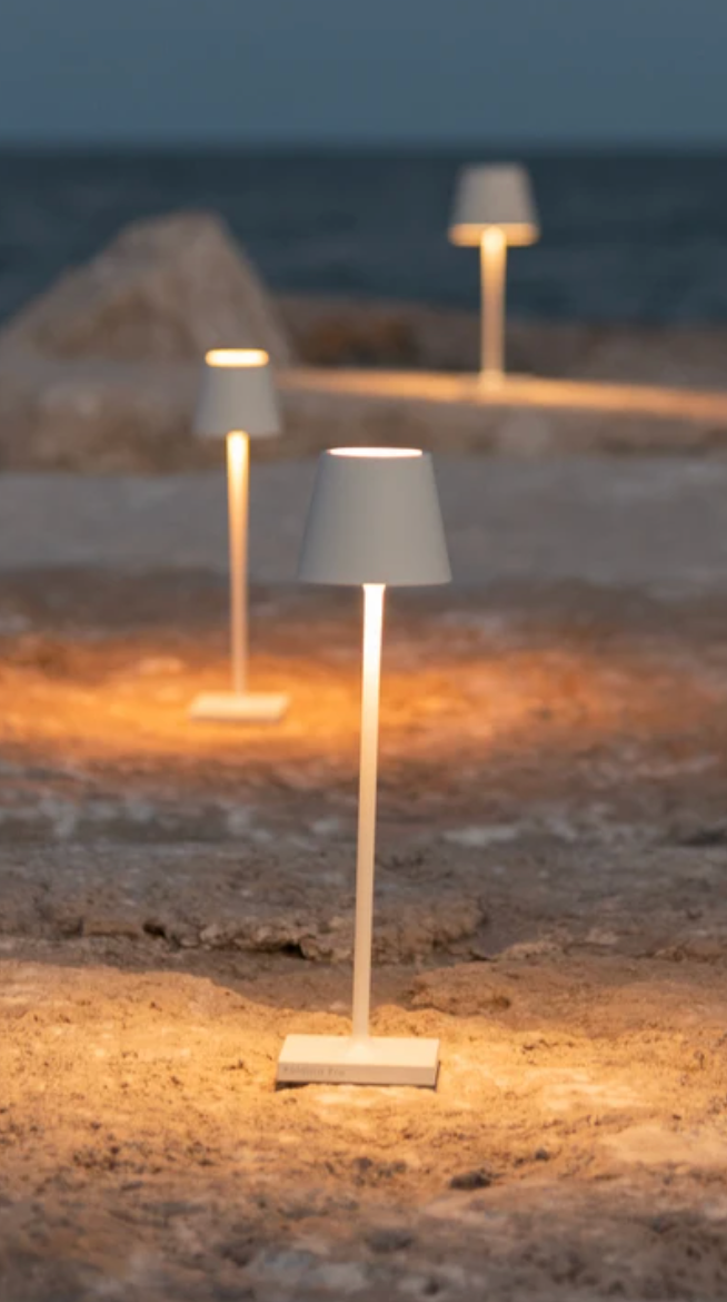 Poldina mikro bordlampe Hvit