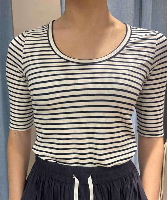 Catnoir Genser med striper og 3/4 arm