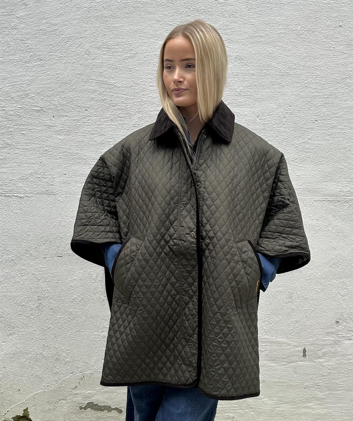 Barbour Oakham vattert Cape Oliven