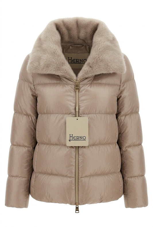 Herno Chantilly jakke Lys Beige