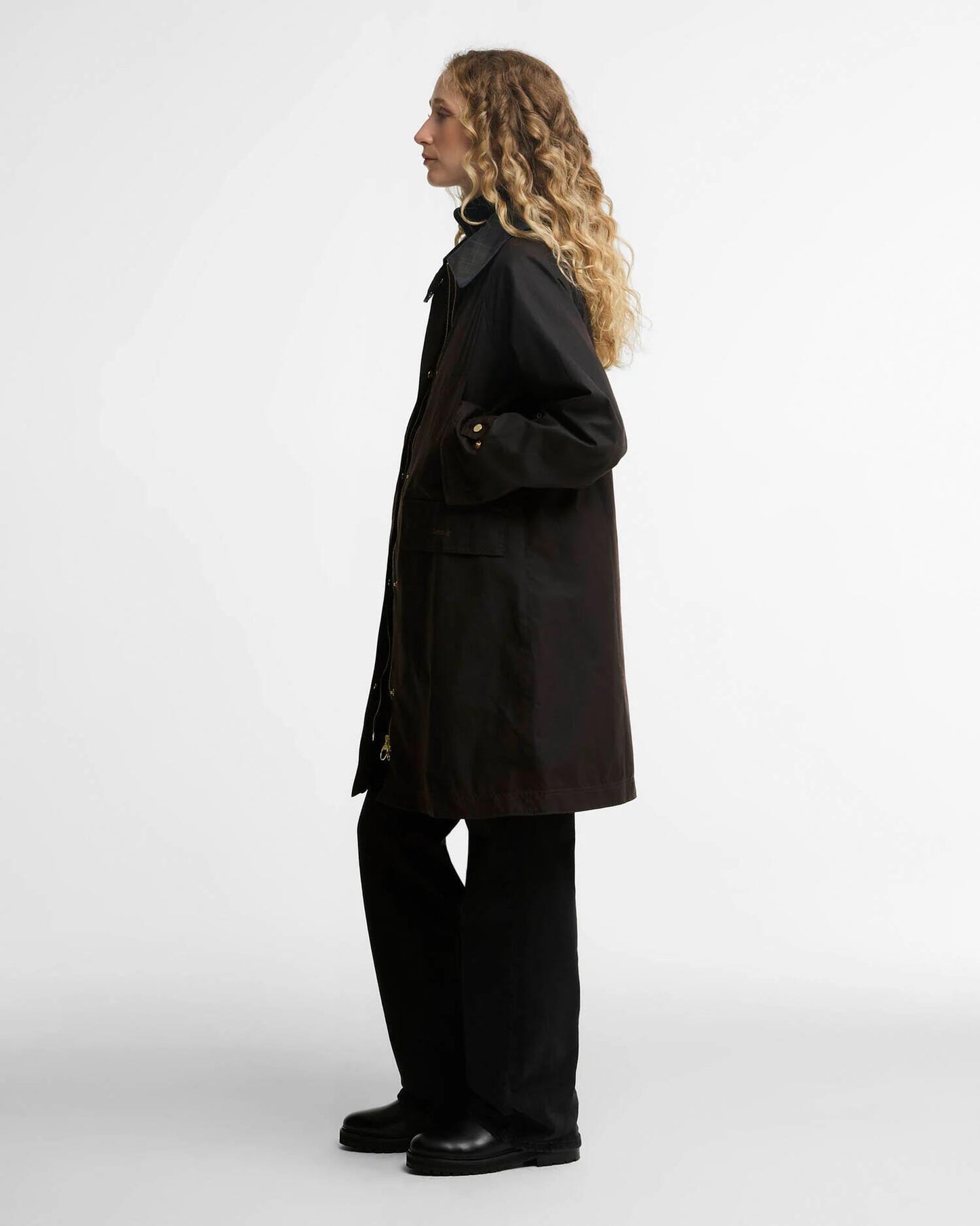 Barbour Agatha Agatha Vokset jakke Brun
