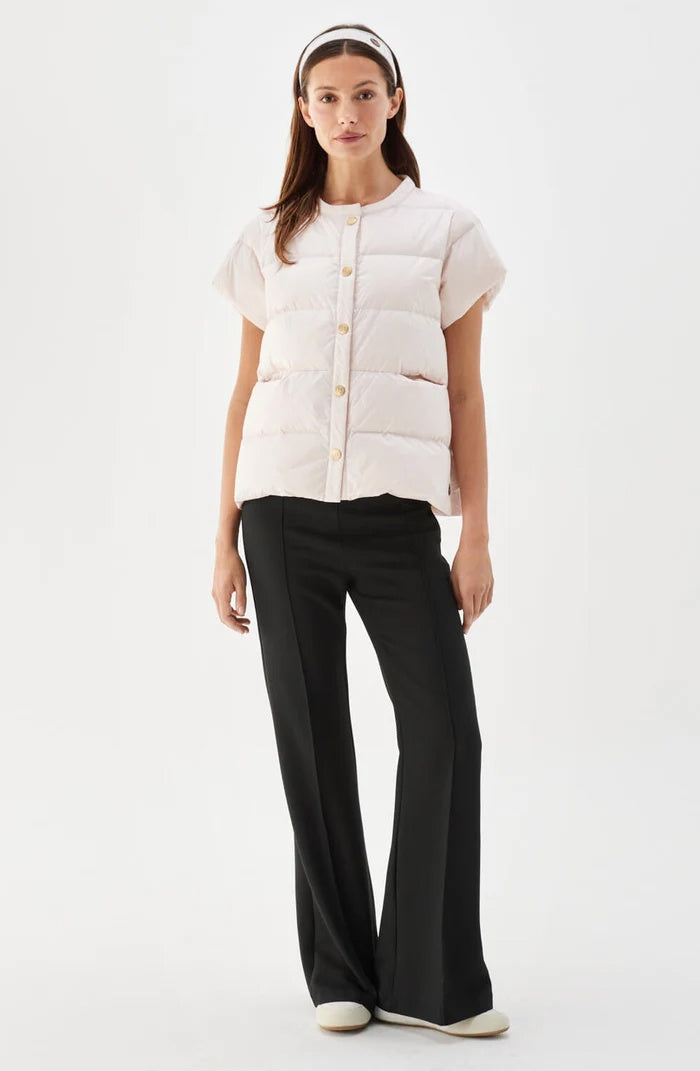 Busnel Indie kortermet dunvest lysroa