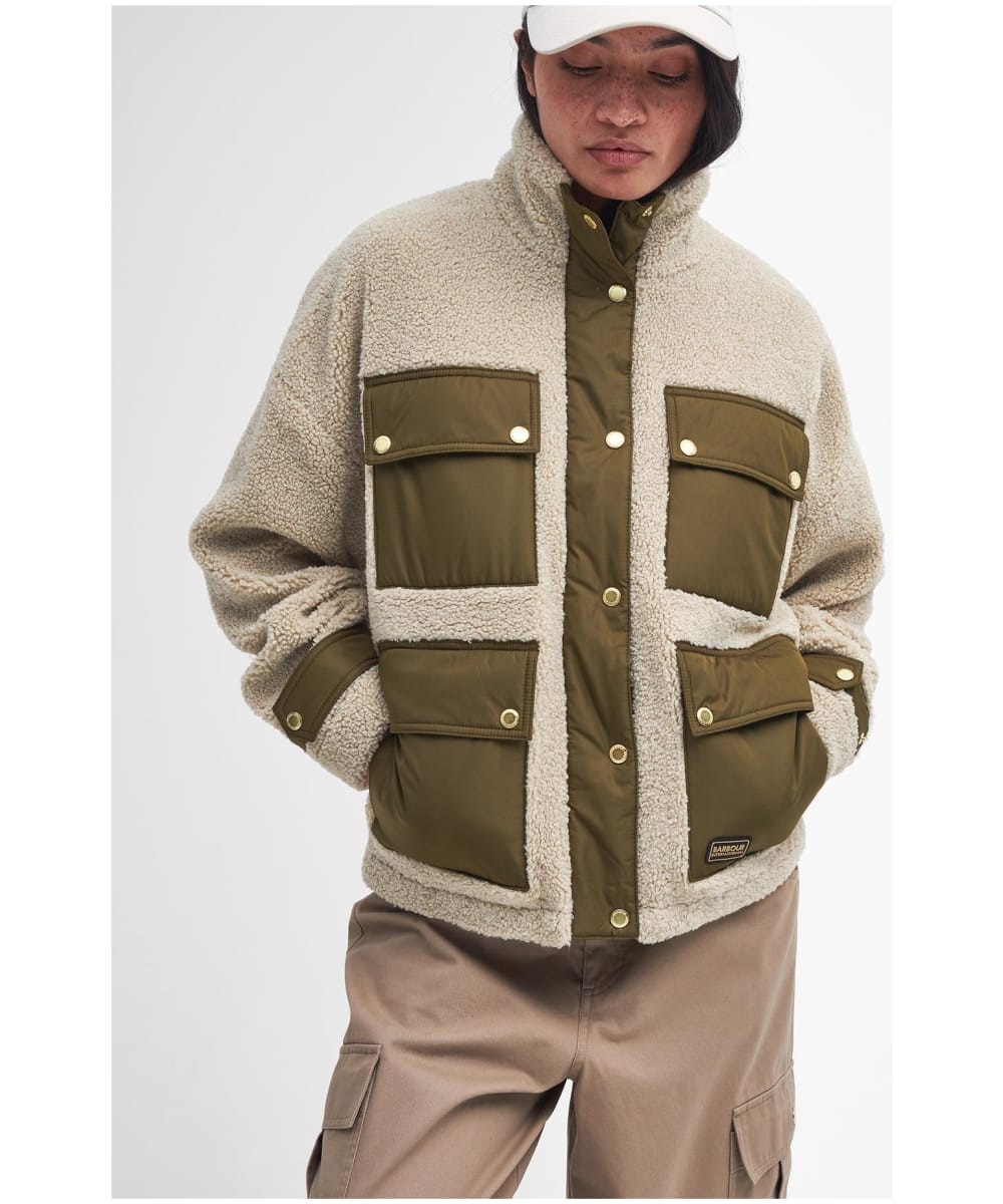 Barbour Thomton Fleece jakke Off-White