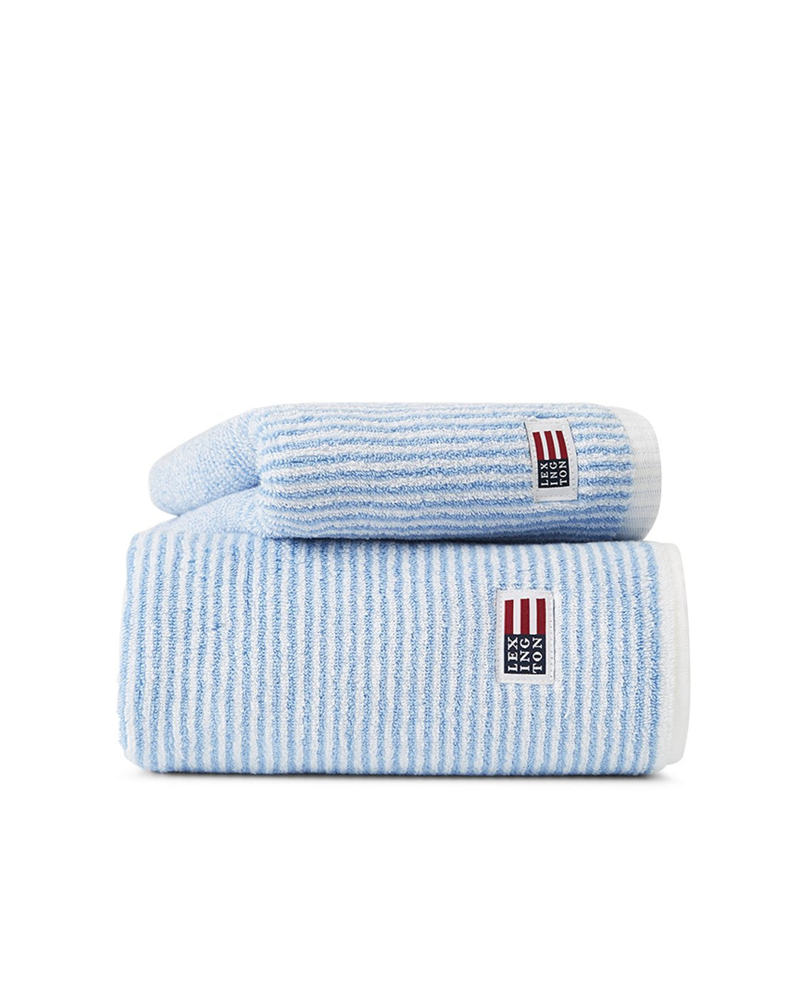 Original Towel White/Blue stripe 50x100
