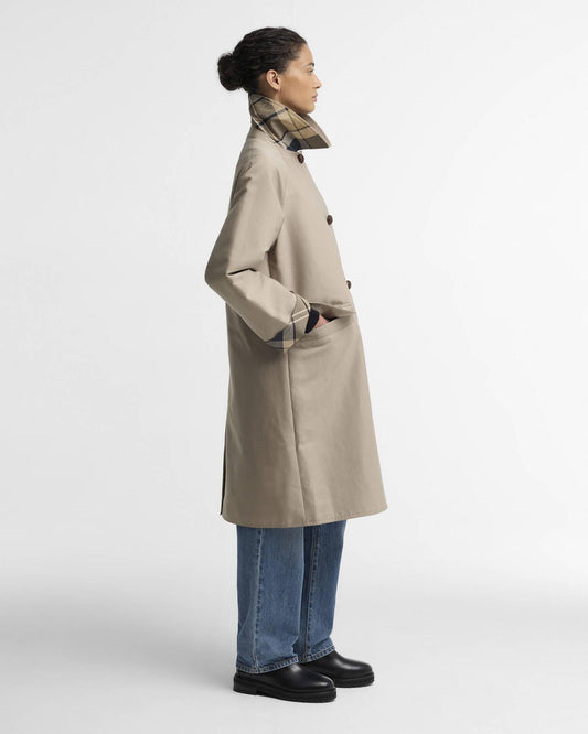 Barbour Ria vanntett frakk Beige