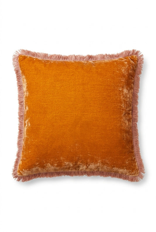 Oransje m/rosa fringe