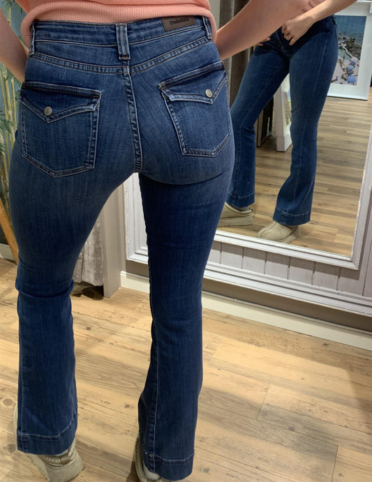 Denim Studio Owen Blue Cashmere Antic Wash Jeans - ZhosLaila