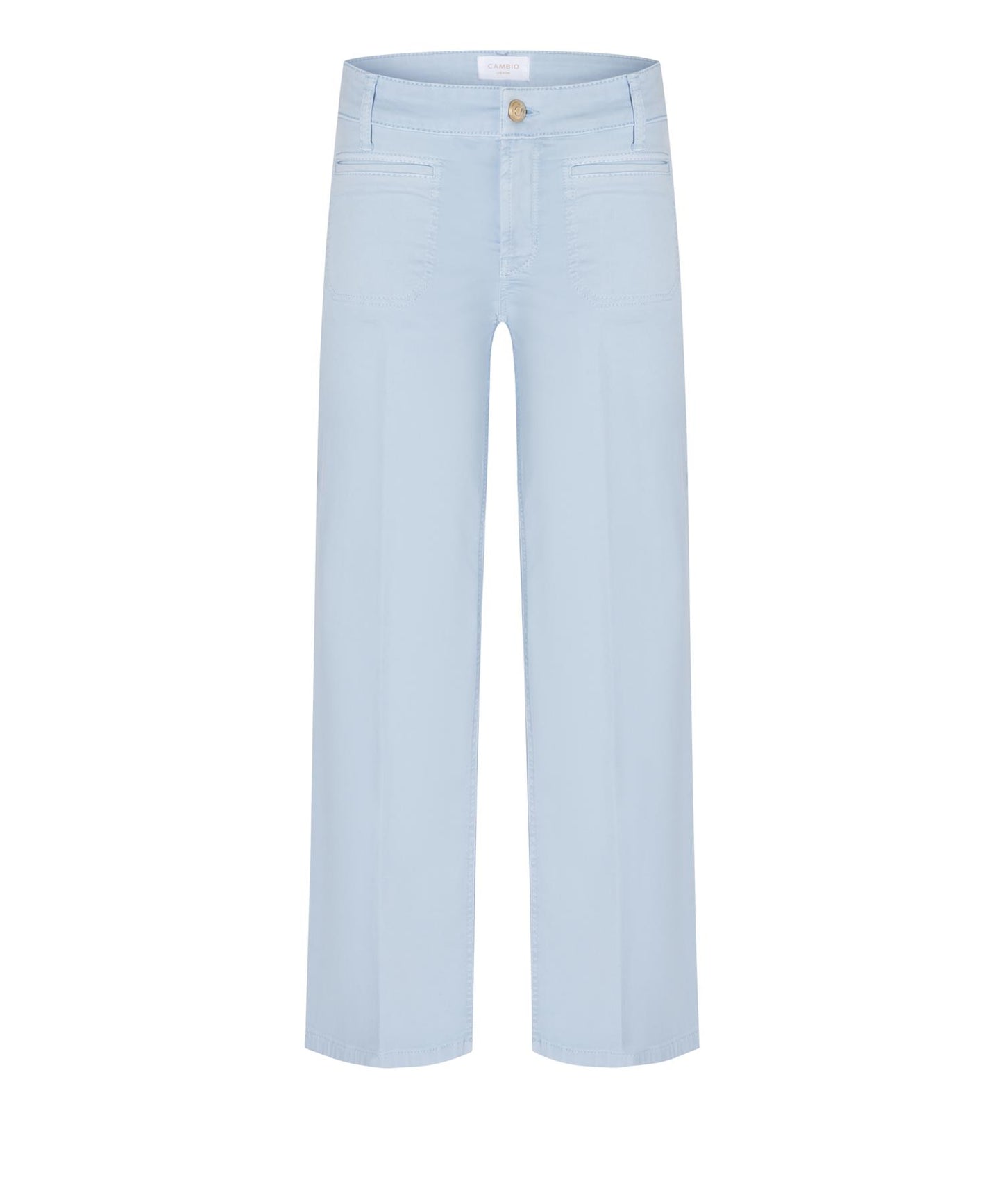 Cambio Tess cropped bukse Lyseblå