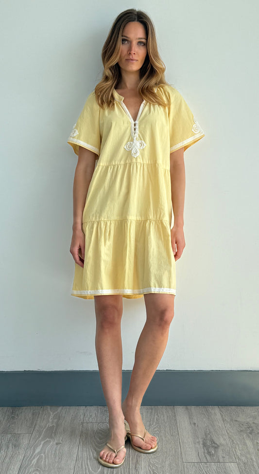 Rose & Rose Flora kjole Kjernemelk