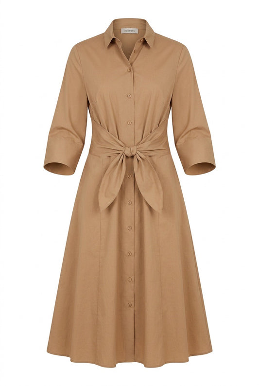 Sofia kjole Beige