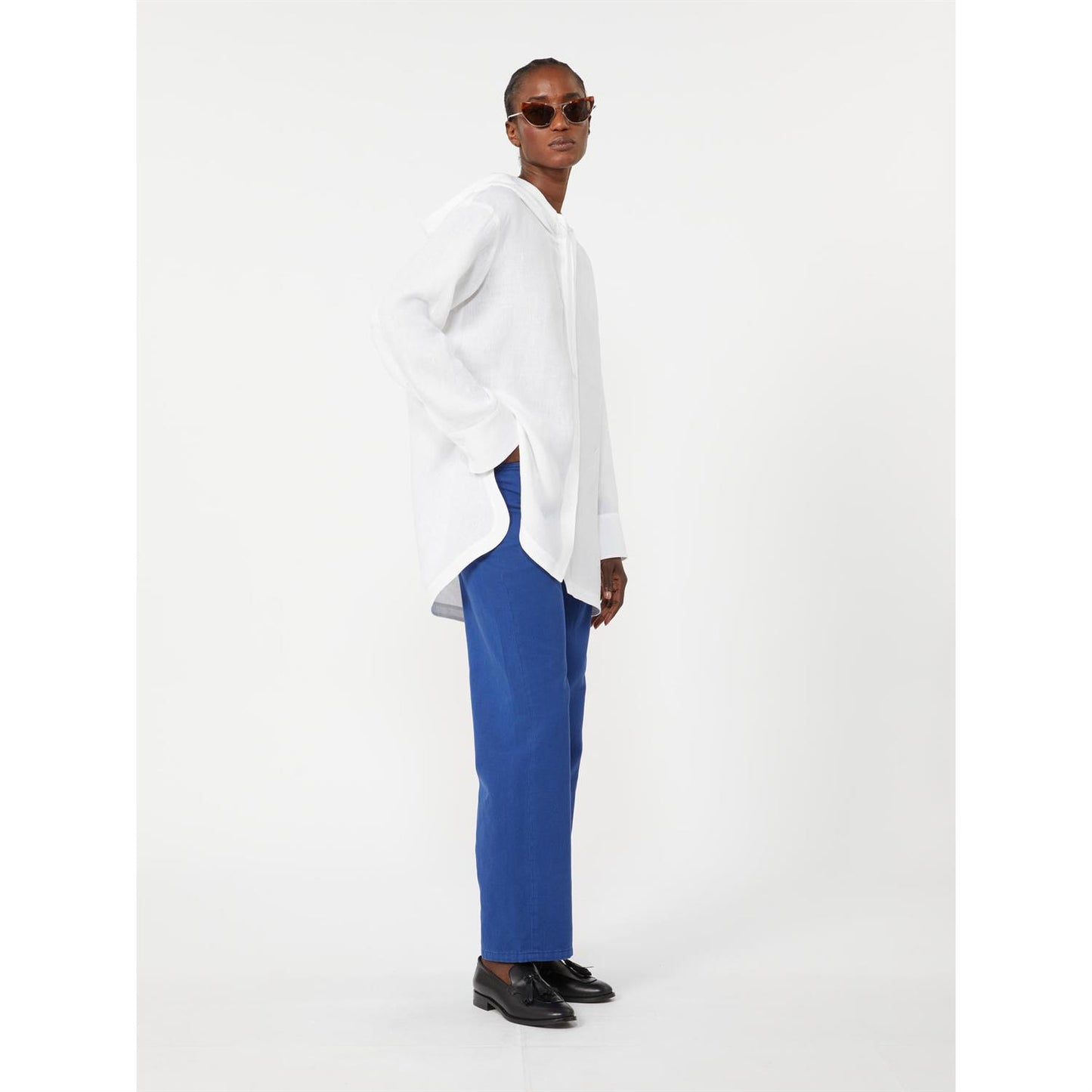 Max Mara Smmprugna hettebluse Hvit