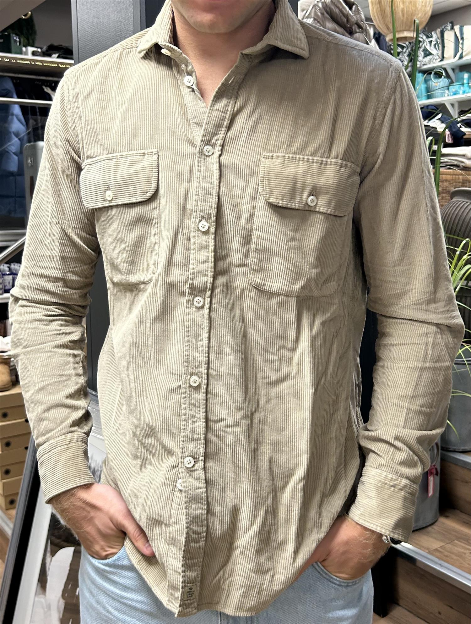 Sonrisa Jersey skjorte Beige - ZhosLaila