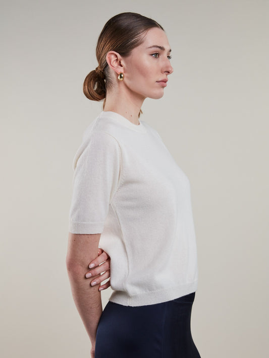 Janet kasjmirtopp offwhite
