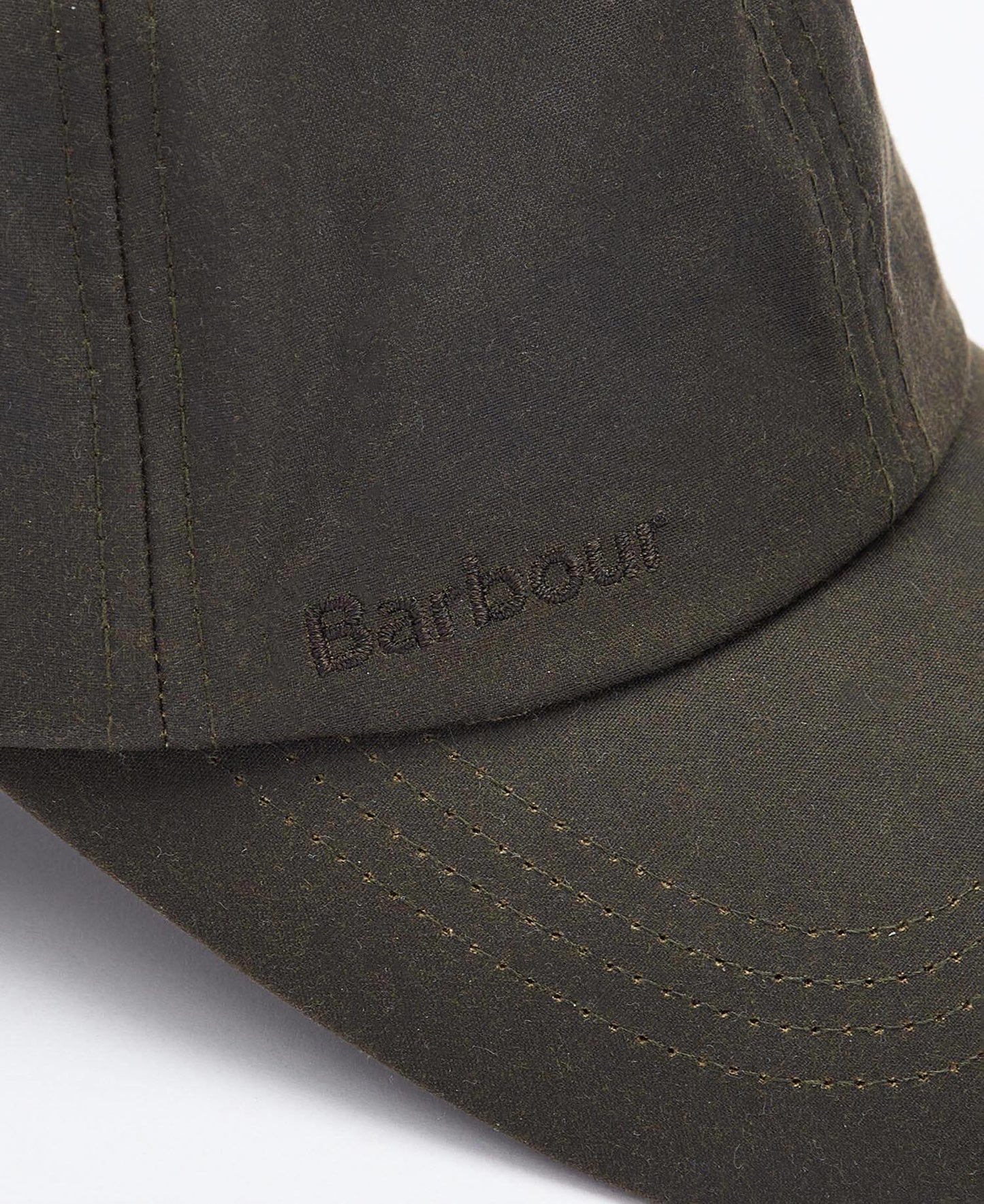 Barbour Vokset Cap Oliven