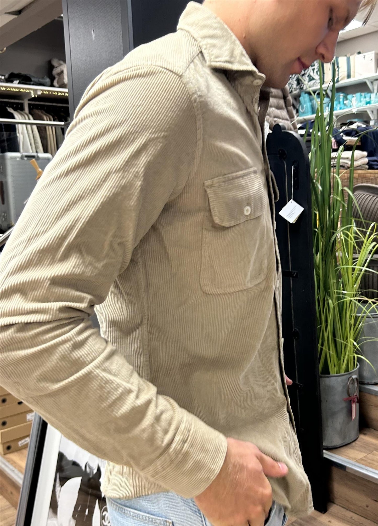 Sonrisa Jersey skjorte Beige - ZhosLaila