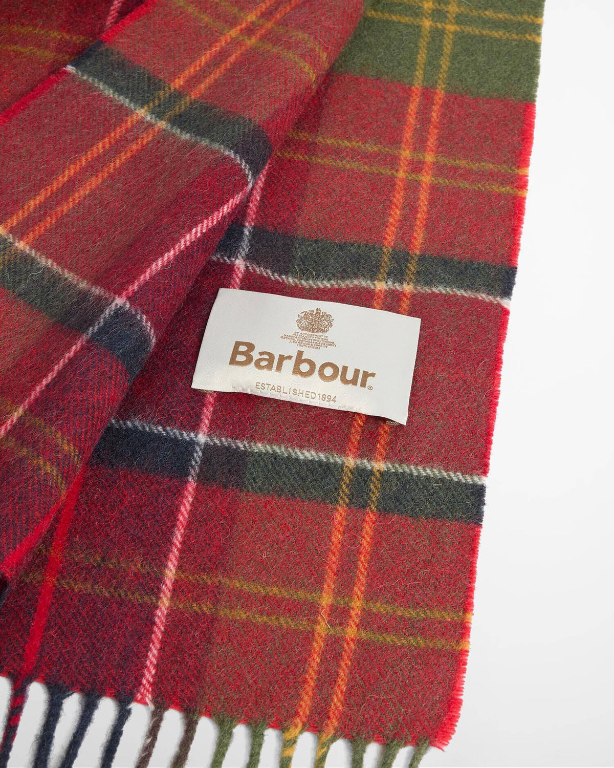 Barbour Serena Tartan Lammeullskjerf