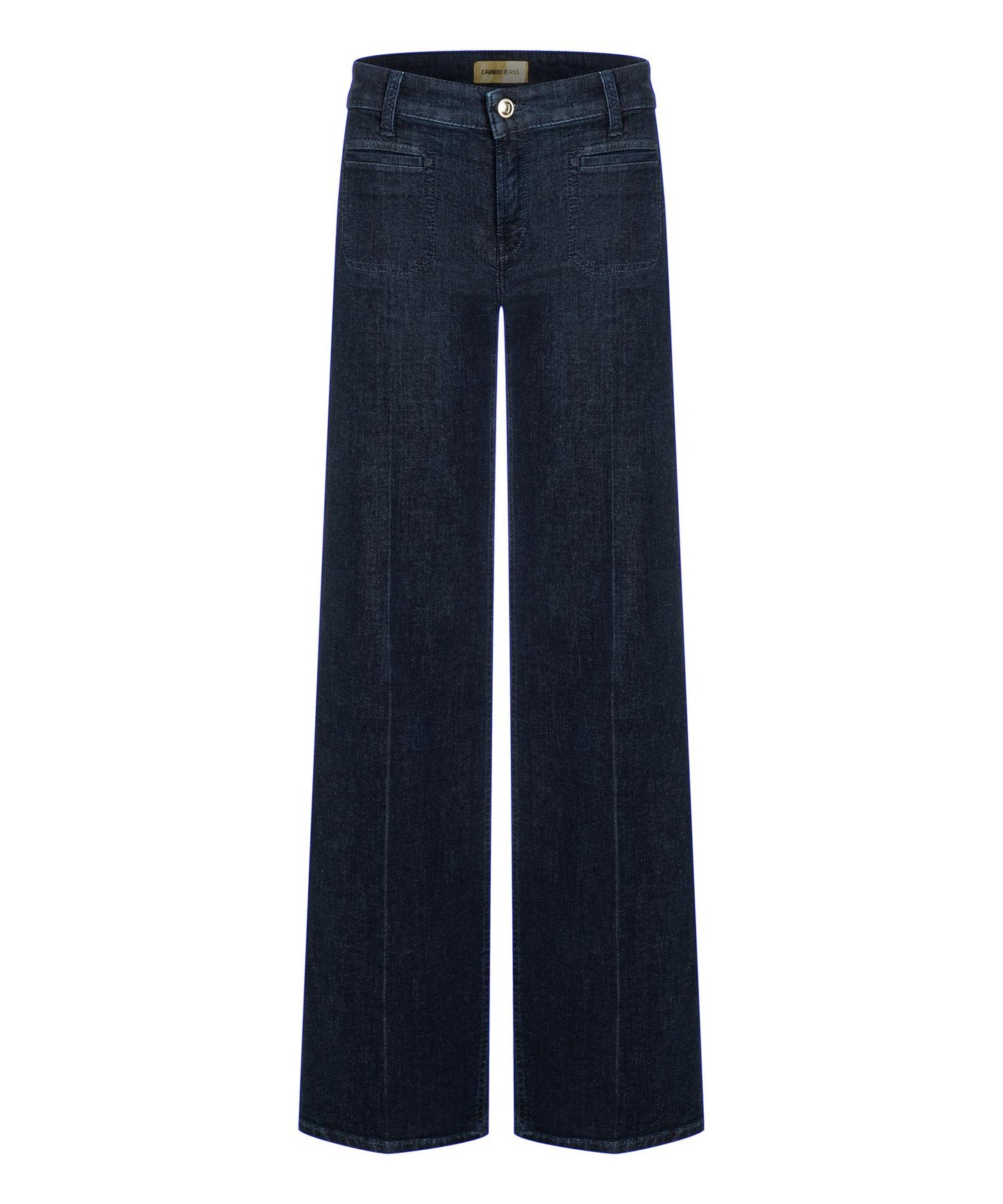 Cambio Tess mørk jeans med rette ben