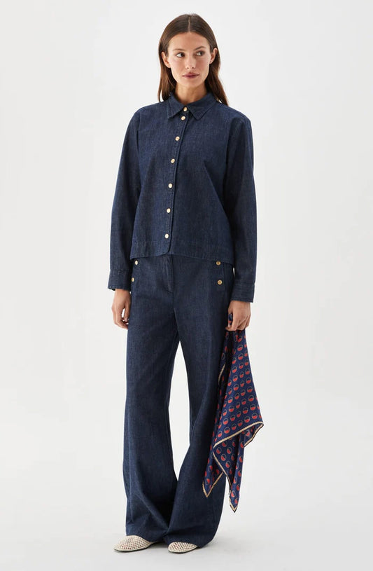 Busnel Poppy Denim skjorte Denimblå
