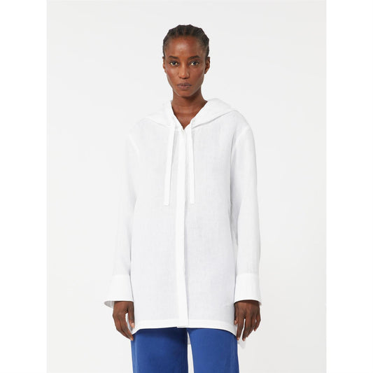 Max Mara Smmprugna hettebluse Hvit