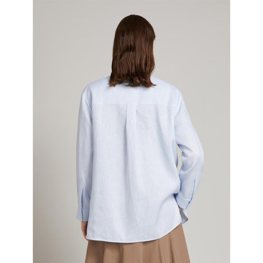 Max Mara Mmlfilo linskjorte Lyseblå