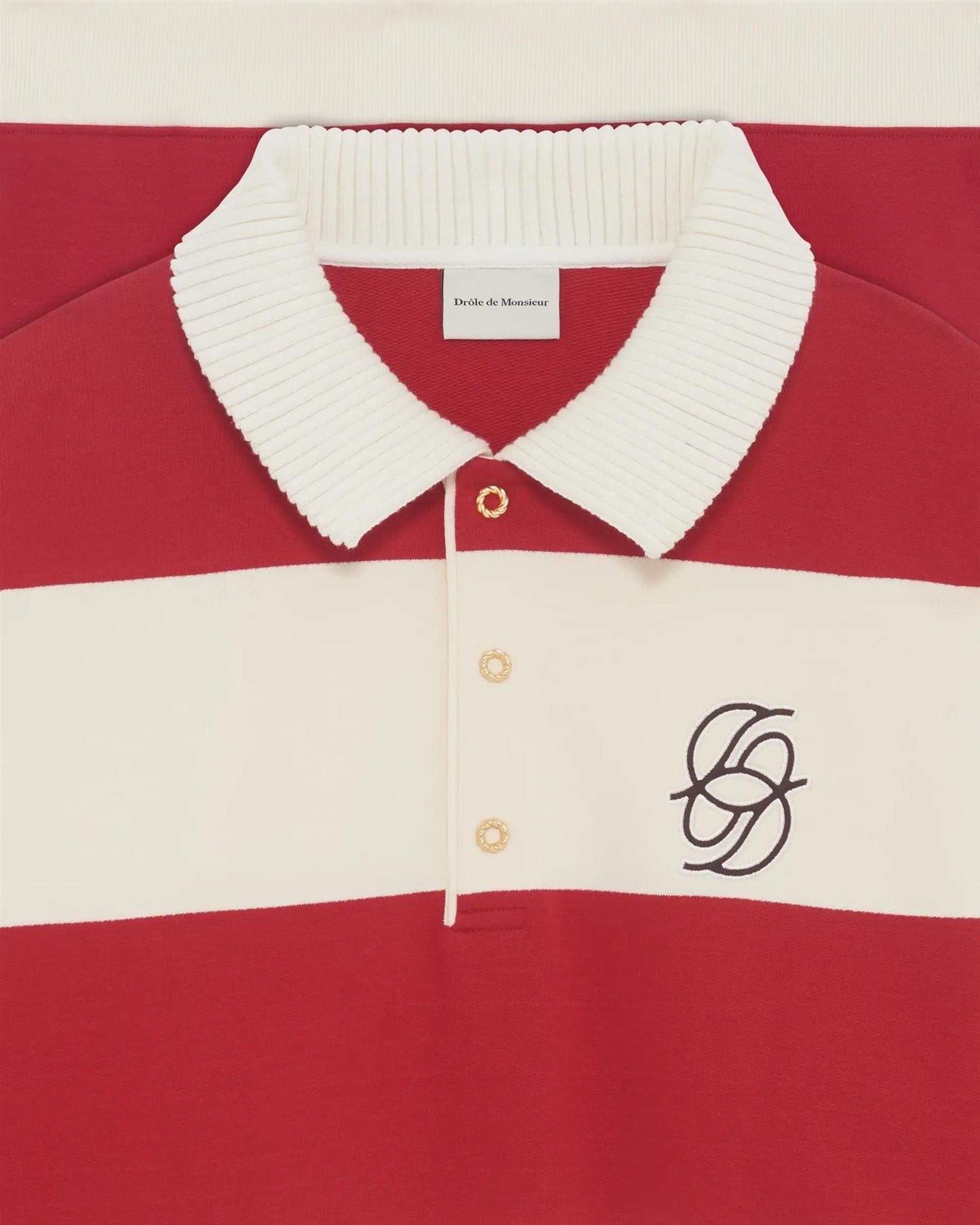 Drôle de Monsieur Le Polo Rayures Rød