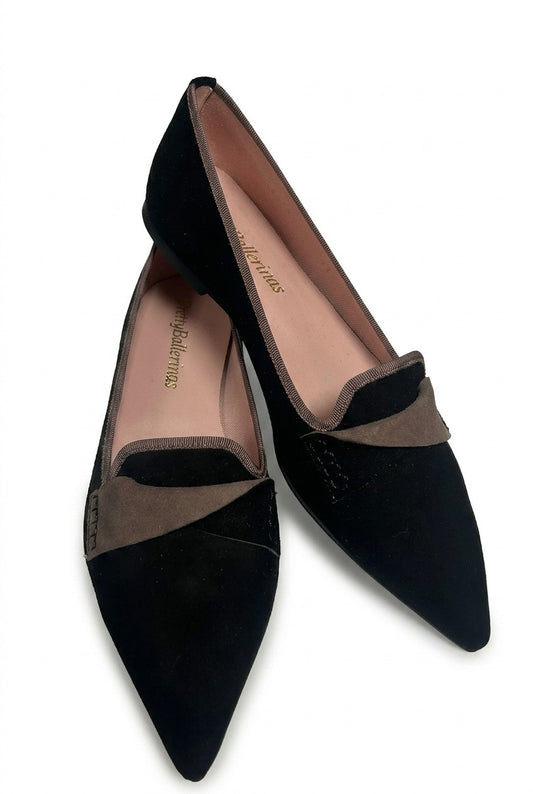 Pretty Ballerinas Ella skinnsko Sorte